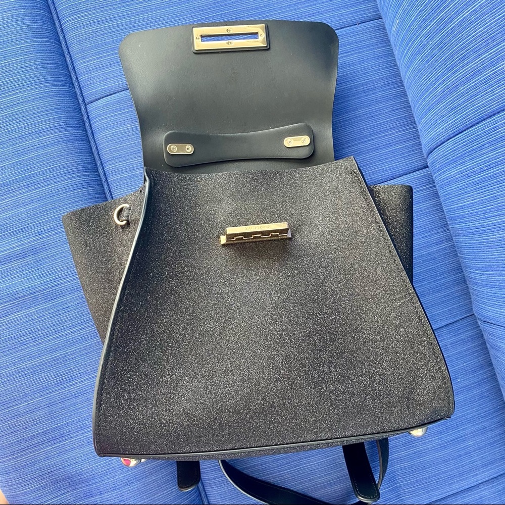 ZAC Zac Posen Glitter Eartha Convertable Backpack - Picture 14 of 16